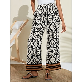 Relaxed Straight Full Length Pants