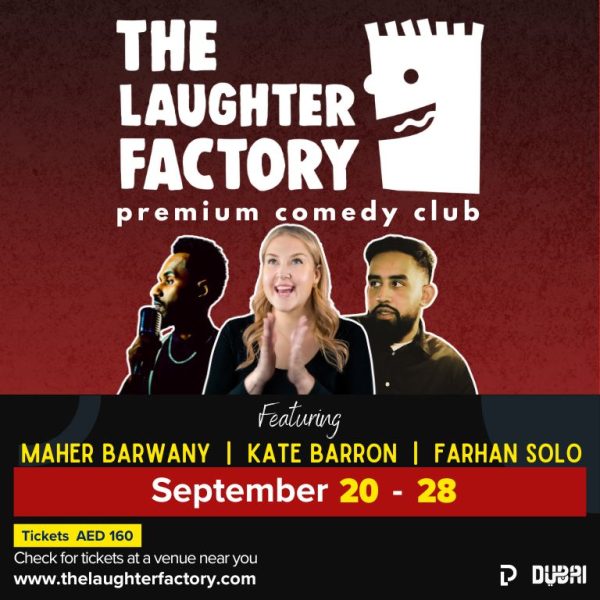 The Laughter Factory Premium Comedy Club in Dubai & Abu Dhabi Comedy Events