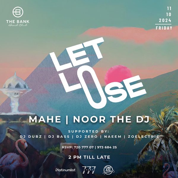 let loose At The Bank Beach Club Ft. Mahe & Noor the Dj Nightlife